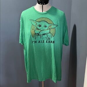 Star Wars Green Short Sleeve Tee with Applique Size-2X NWOT
